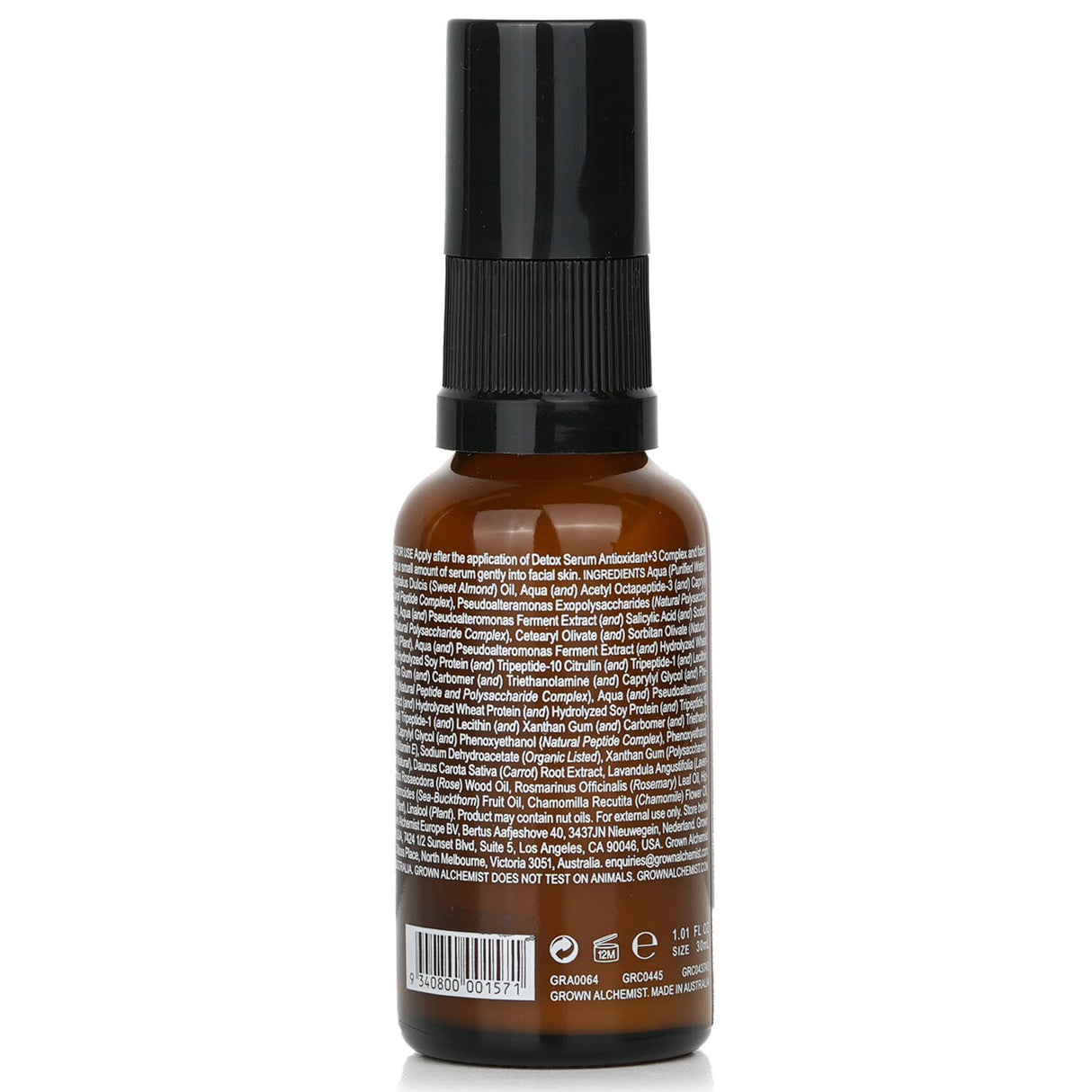 Grown Alchemist Age-Repair Serum in 30ml, revitalizes skin with Peptide-8 and E-2 for a youthful, luminous complexion.
