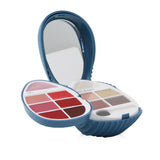 Pupa Whale N.2 Kit #002 with cream highlighter, eyeshadows, lip creams, and gloss for versatile makeup looks.