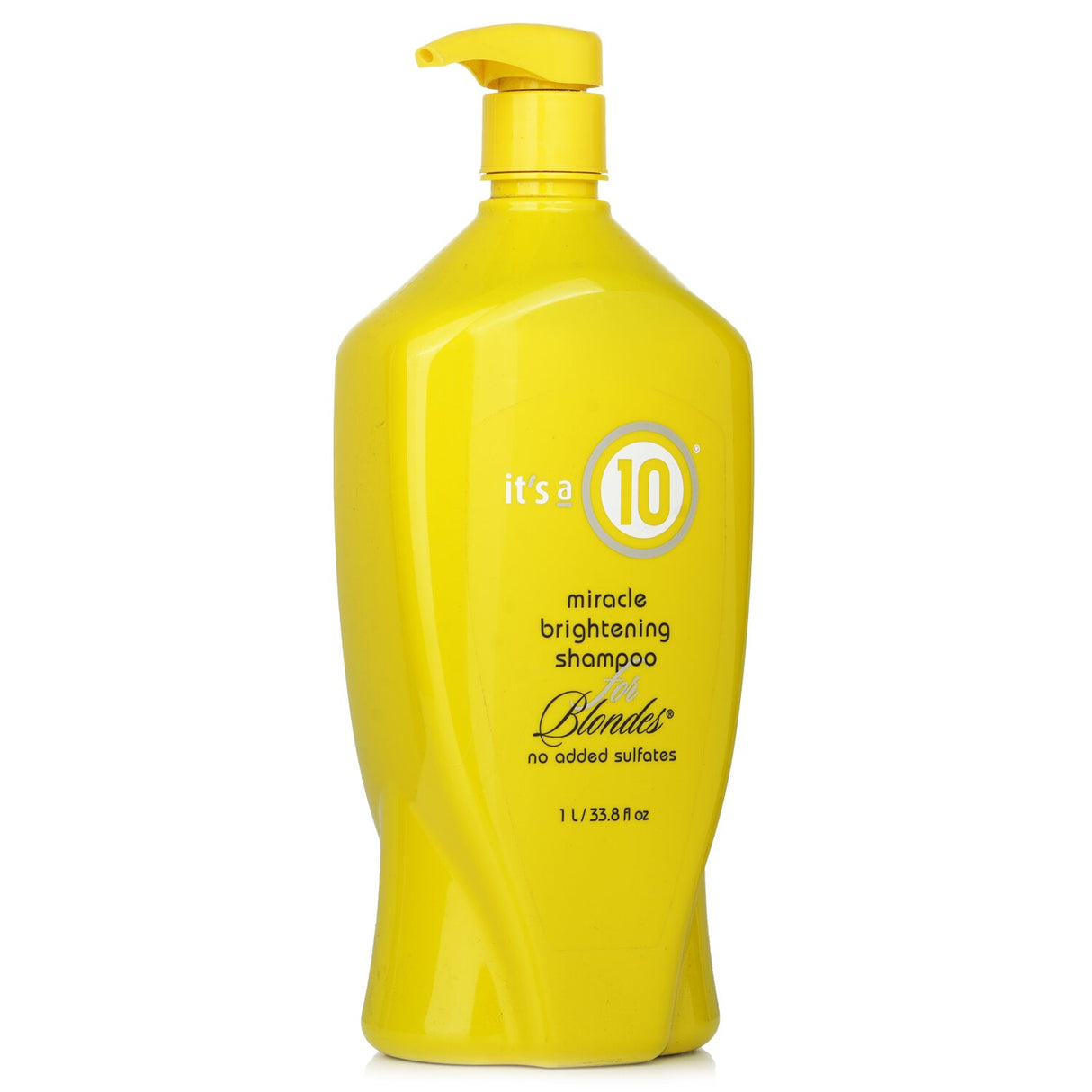 Miracle Brightening Shampoo for blondes, enhancing color and shine while protecting against brassiness and fading.