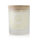 Elegant Lampe Berger Aroma Love scented candle in frosted glass, infused with ylang-ylang and patchouli for a romantic atmosphere.