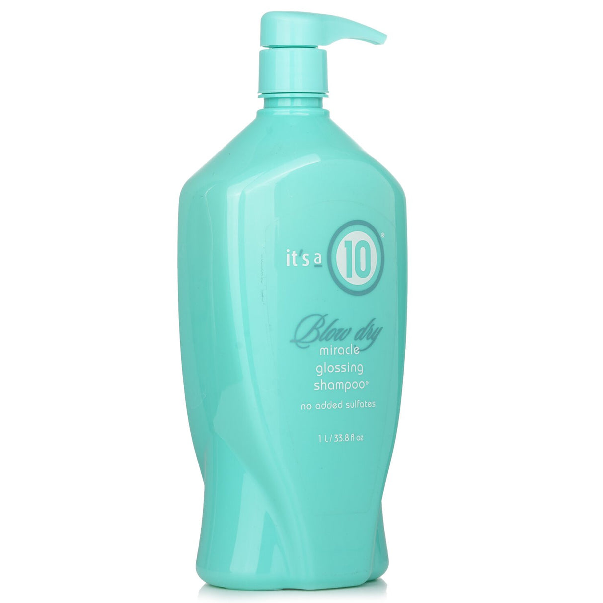 Shine-boosting 1000ml shampoo for silky, glossy hair; protects color, smooths, and strengthens against breakage.