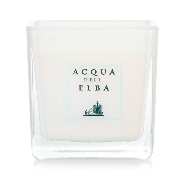 Luxurious Acqua Dell'Elba scented candle, Giglio Delle Sabbie, 180g, burns for 60 hours, enhancing space with coastal elegance.