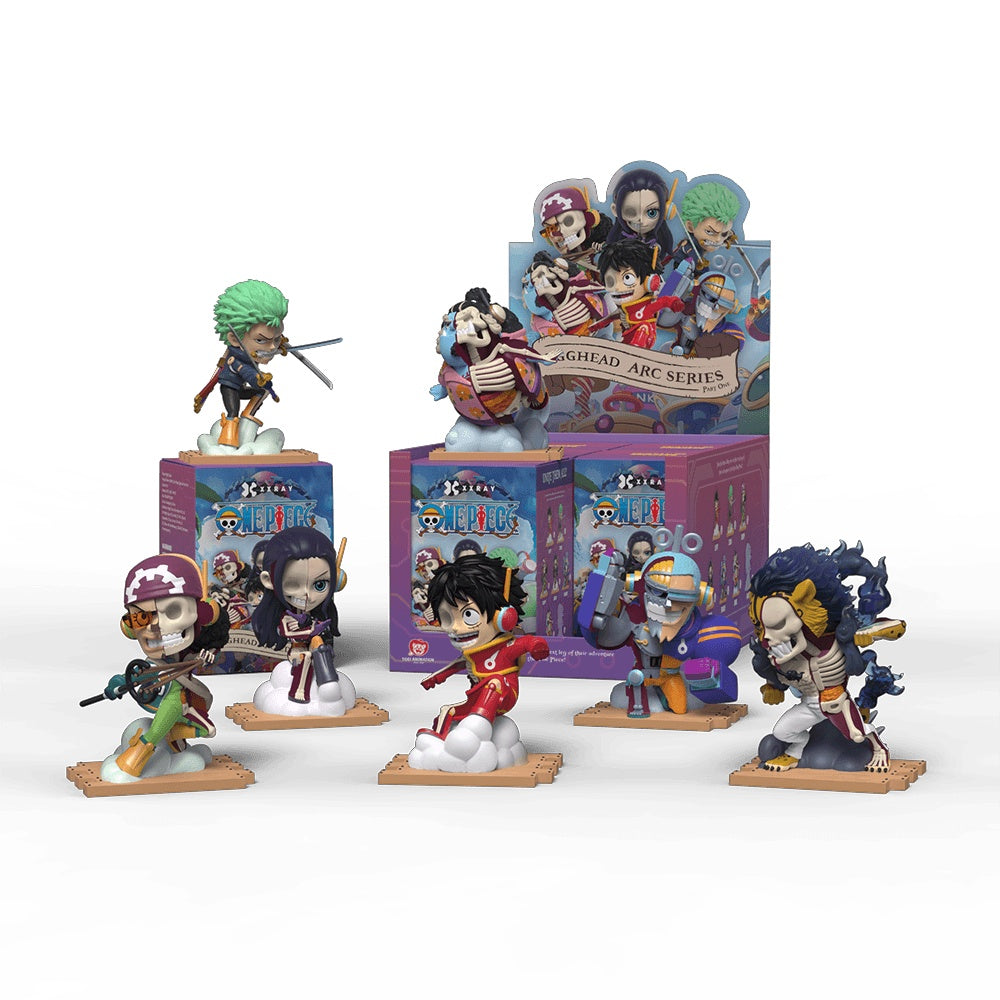 Mighty Jaxx: XXRAY  - One Piece Egghead Arc Series Part 1 Display