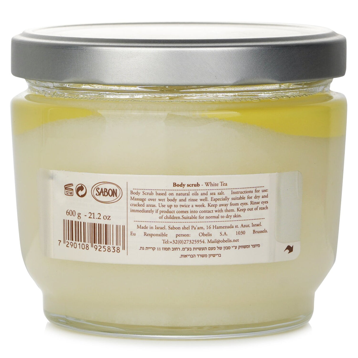 Sabon - Body Scrub - White Tea  - 600g/21.2oz