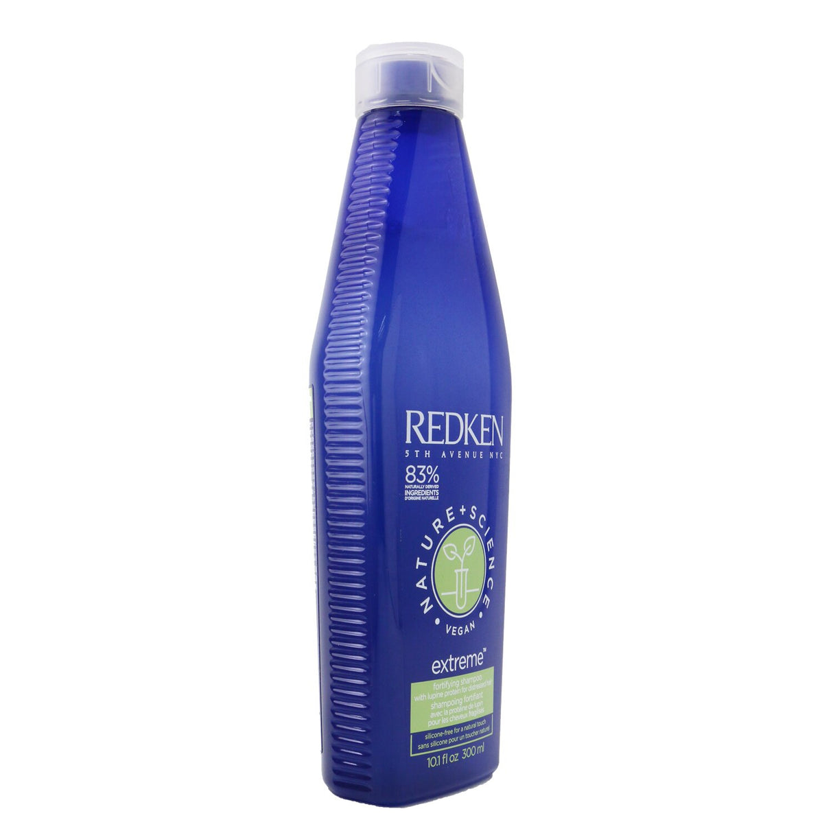 Redken Nature + Science Extreme Fortifying Shampoo in 300ml, designed to strengthen and revitalize distressed hair naturally.