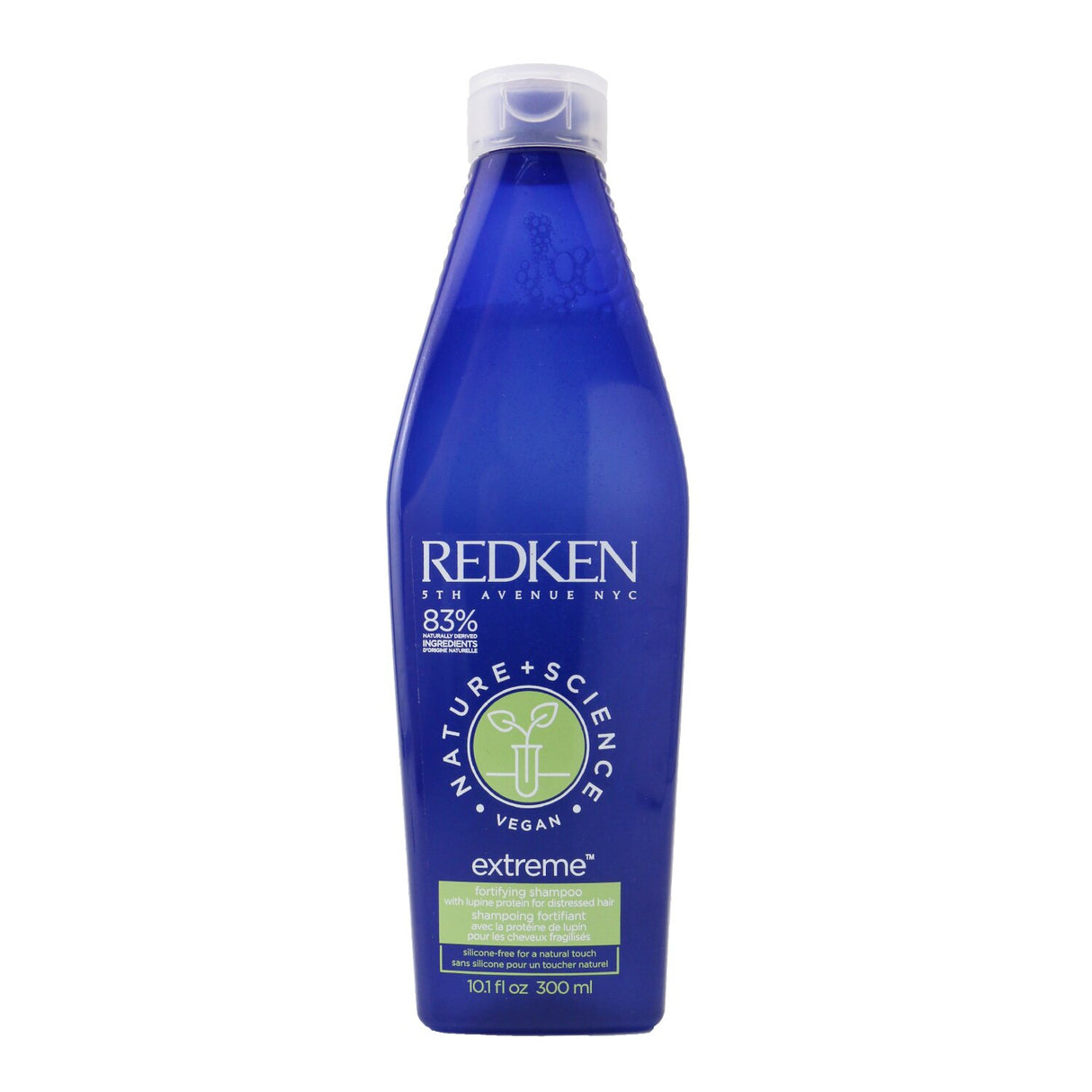 Redken Nature + Science Extreme Fortifying Shampoo in 300ml, designed for distressed hair, bathed in natural ingredients.