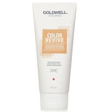 Goldwell Color Revive Conditioner #Dark Warm Blond, 200ml, enhances color, shine, and freshness for beautiful, vibrant hair.