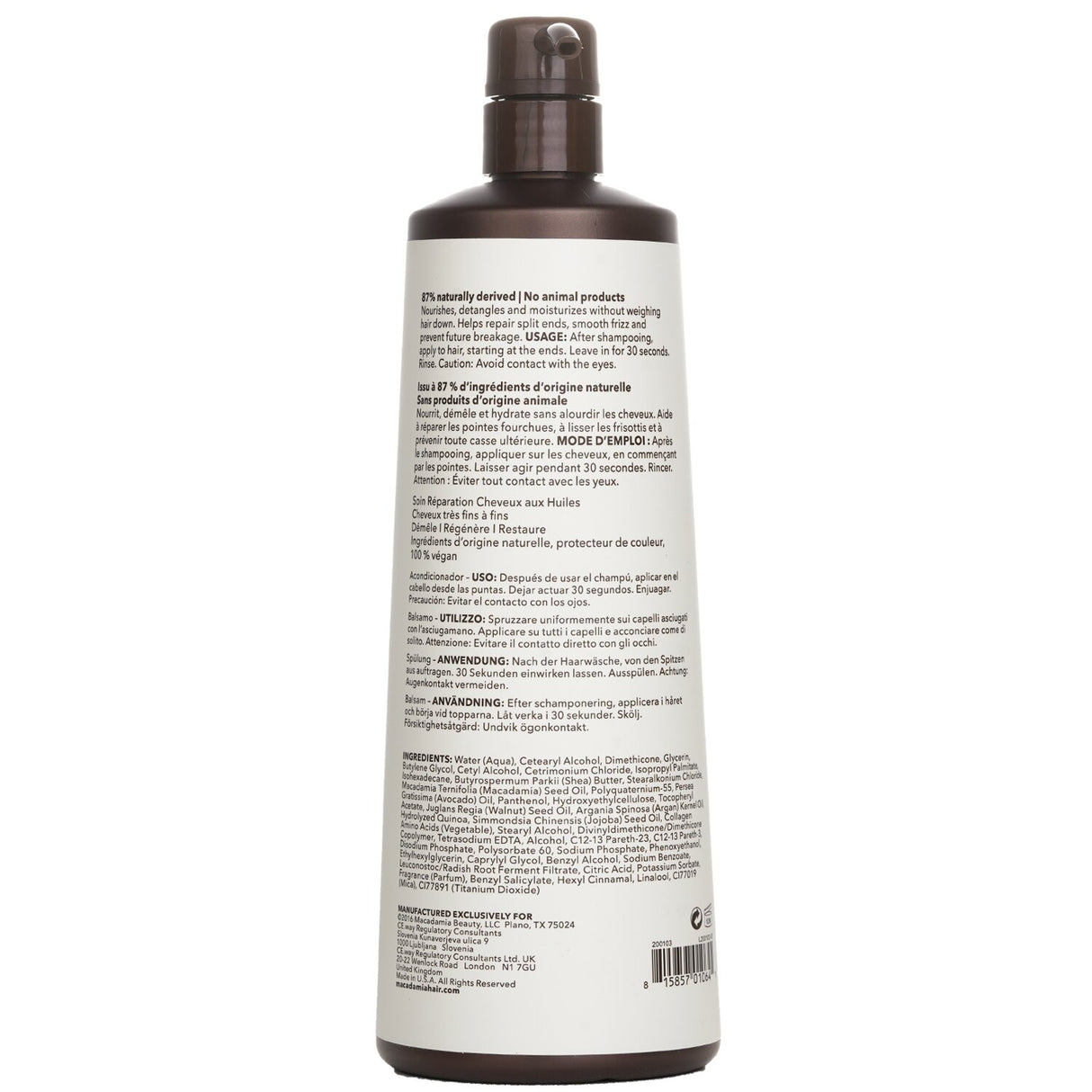 Macadamia Natural Oil Professional Weightless Repair Conditioner (Baby Fine to F