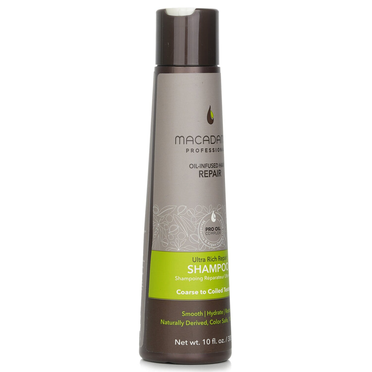 Ultra-rich vegan shampoo for coarse to coiled hair, infused with Macadamia and Argan oils for deep hydration and repair.