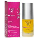 Nutrient-rich Yonka Nutri-Energizing Oil with cereal germ oils to rejuvenate and nourish skin, improving smoothness and reducing wrinkles.