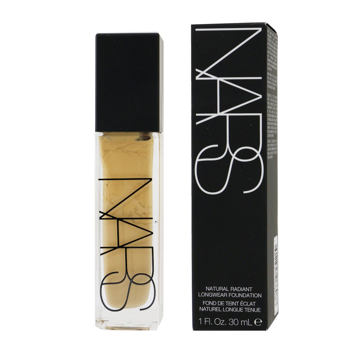 NARS Natural Radiant Longwear Foundation in #Punjab, ideal for medium skin with yellow undertones, offers full, breathable coverage.