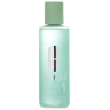 Clinique Clarifying Lotion 1 - 400ml, gentle exfoliator for dry/sensitive skin, removes makeup, hydrates, promotes a radiant glow.
