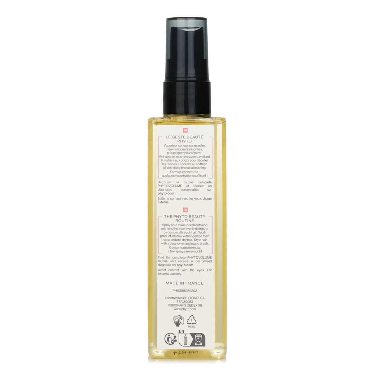 PhytoVolume Blow-Dry Spray - 150ml, adds volume and energy to fine hair while protecting against heat damage.