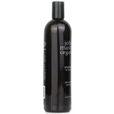 Organic shampoo for dry hair in 473ml bottle, featuring Evening Primrose and Jojoba oil for hydration and shine.