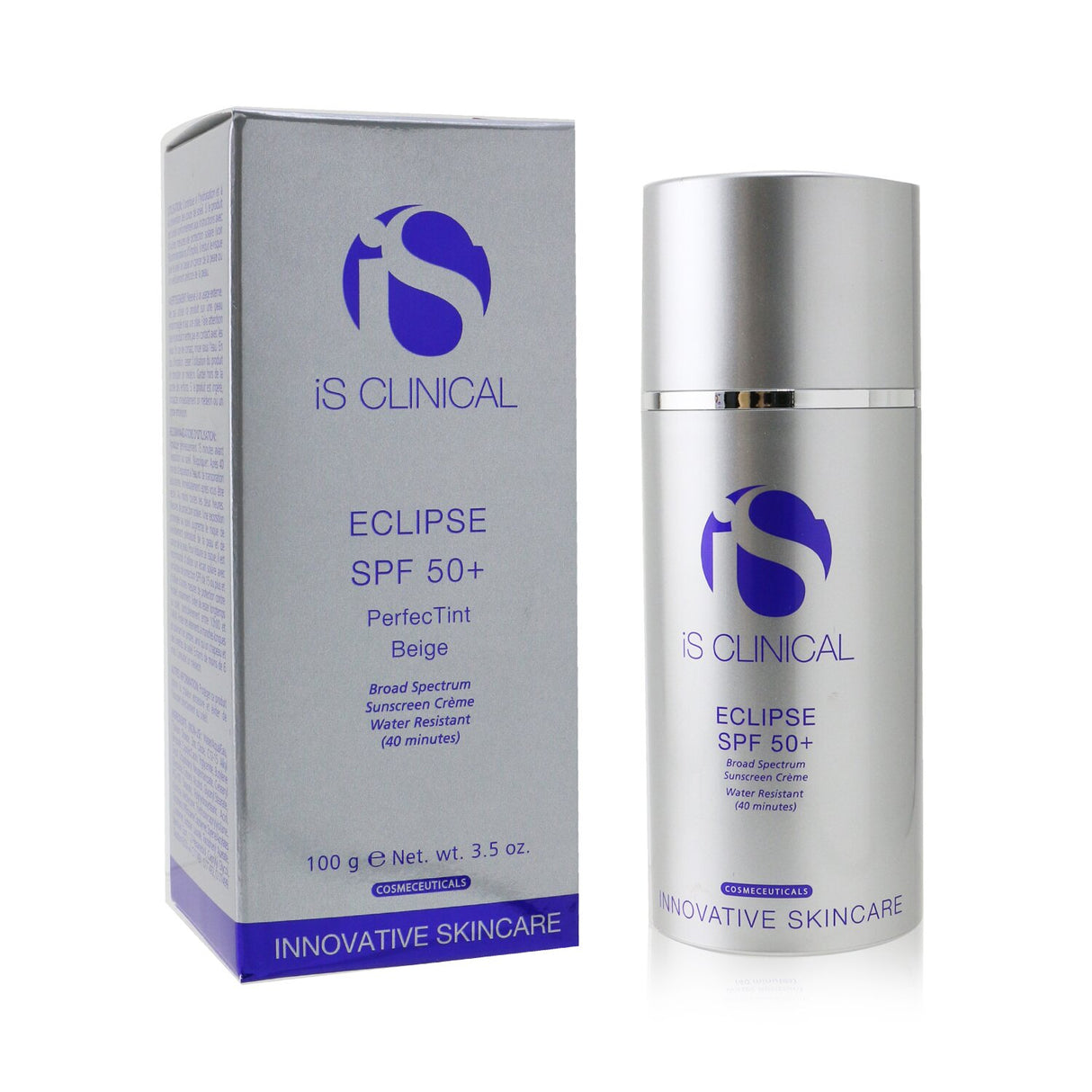 IS Clinical - Eclipse SPF 50 Sunscreen Cream - # Perfectint Beige  - 100ml/3.3oz