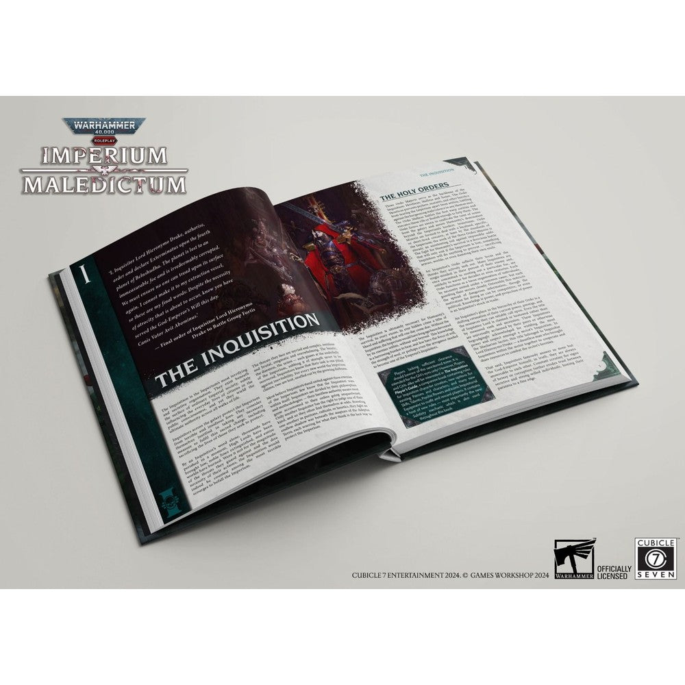 Warhammer 40K RPG Imperium Maledictum Inquisition GMs Guide