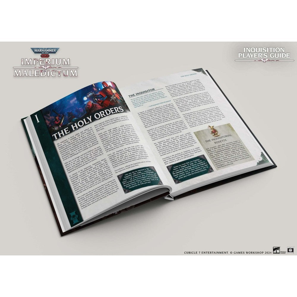 Warhammer 40K RPG Imperium Maledictum Inquisition Players Guide