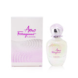 Salvatore Ferragamo Amo Flowerful Eau De Toilette, 50ml, showcasing a vibrant blend of fruity and floral notes for modern women.