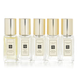 Jo Malone Cologne Collection featuring five 9ml fragrances: Lime Basil & Mandarin, English Pear & Freesia, and more.