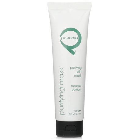 Pevonia Botanica Purifying Skin Mask: antiseptic facial mask with Glycolic Acid, Zinc Oxide, and Sulfur for clear, healthy skin.