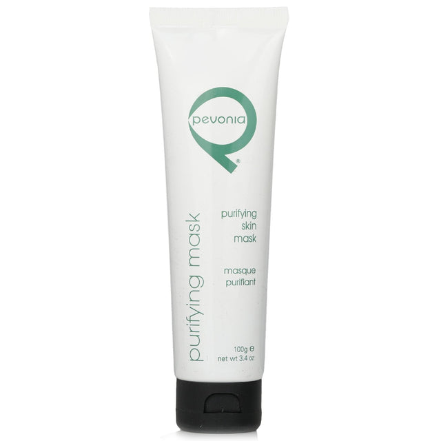Pevonia Botanica Purifying Skin Mask: antiseptic facial mask with Glycolic Acid, Zinc Oxide, and Sulfur for clear, healthy skin.