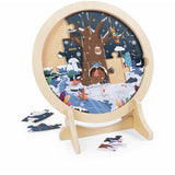Hape - Puzzles: 4 Seasons Layer Puzzle