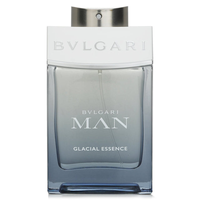 Bvlgari Man Glacial Essence Eau De Parfum, 100ml, showcases fresh, spicy notes for the modern, sophisticated gentleman.