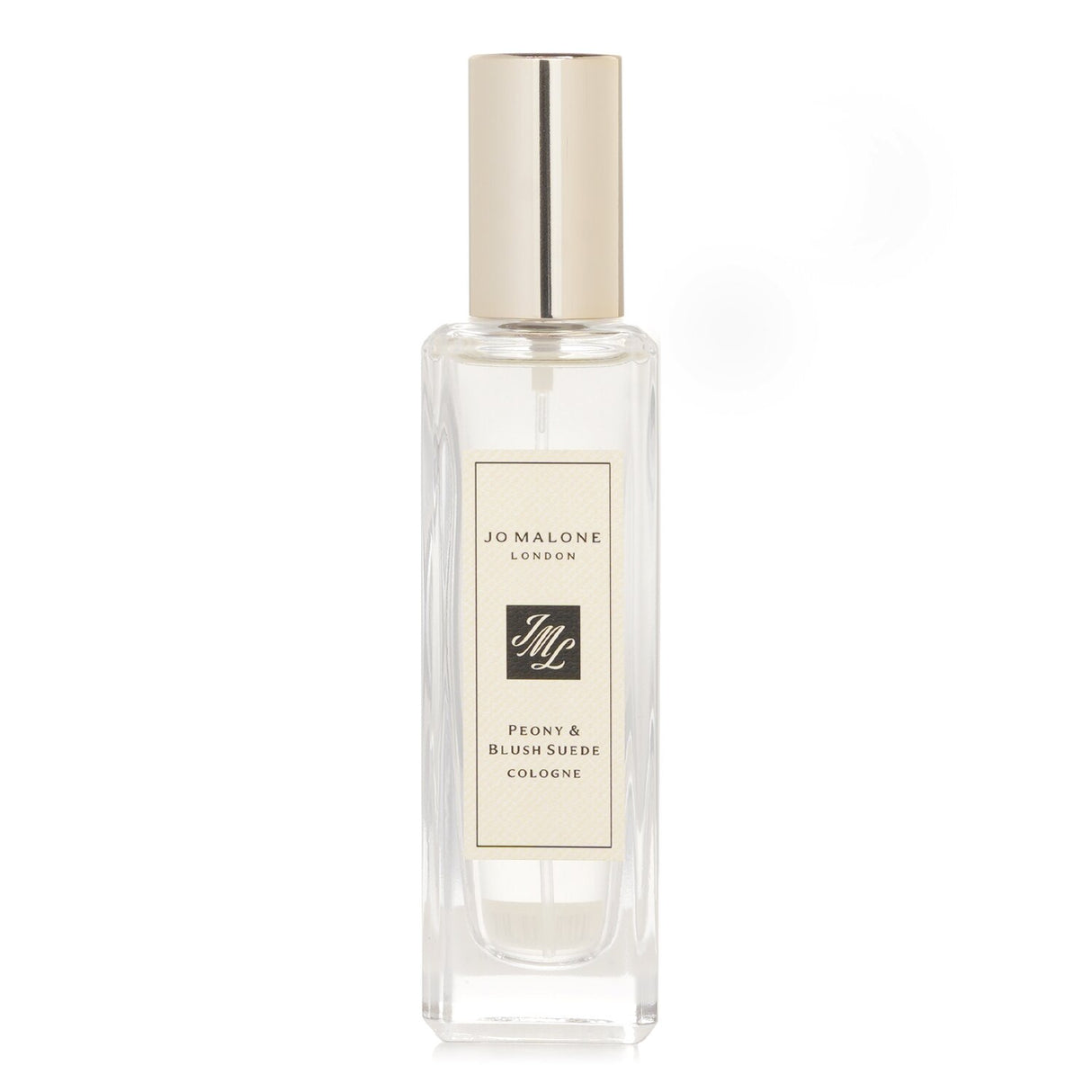 Jo Malone Peony & Blush Suede Cologne in gift box, 30ml, featuring floral notes of apple, peony, and suede for elegant women.