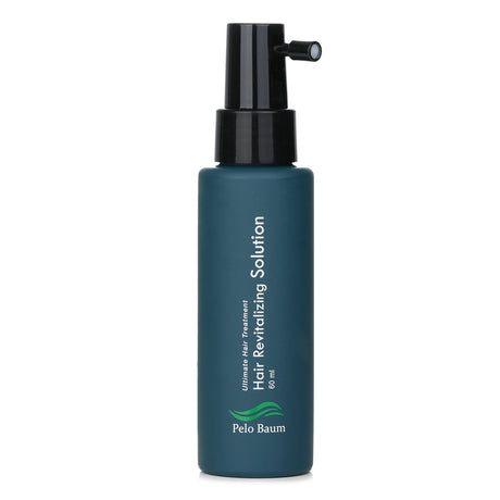 Pelo Baum Hair Revitalizing Solution in 60ml bottle, designed to restore hydration and vitality for thinning hair.