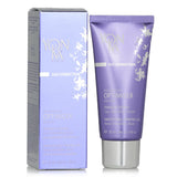 Youthful skin with Yonka gel lift, enriched with hibiscus peptides for firming and smoothing neck, décolleté, and bust.