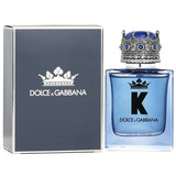 Dolce & Gabbana K Eau De Parfum in a 50ml bottle, a woody aromatic fragrance for the modern man, ideal for daytime wear.