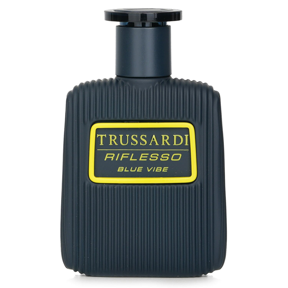 Trussardi Riflesso Blue Vibe Eau De Toilette Spray in a sleek 50ml bottle, featuring an oriental woody fragrance for men.