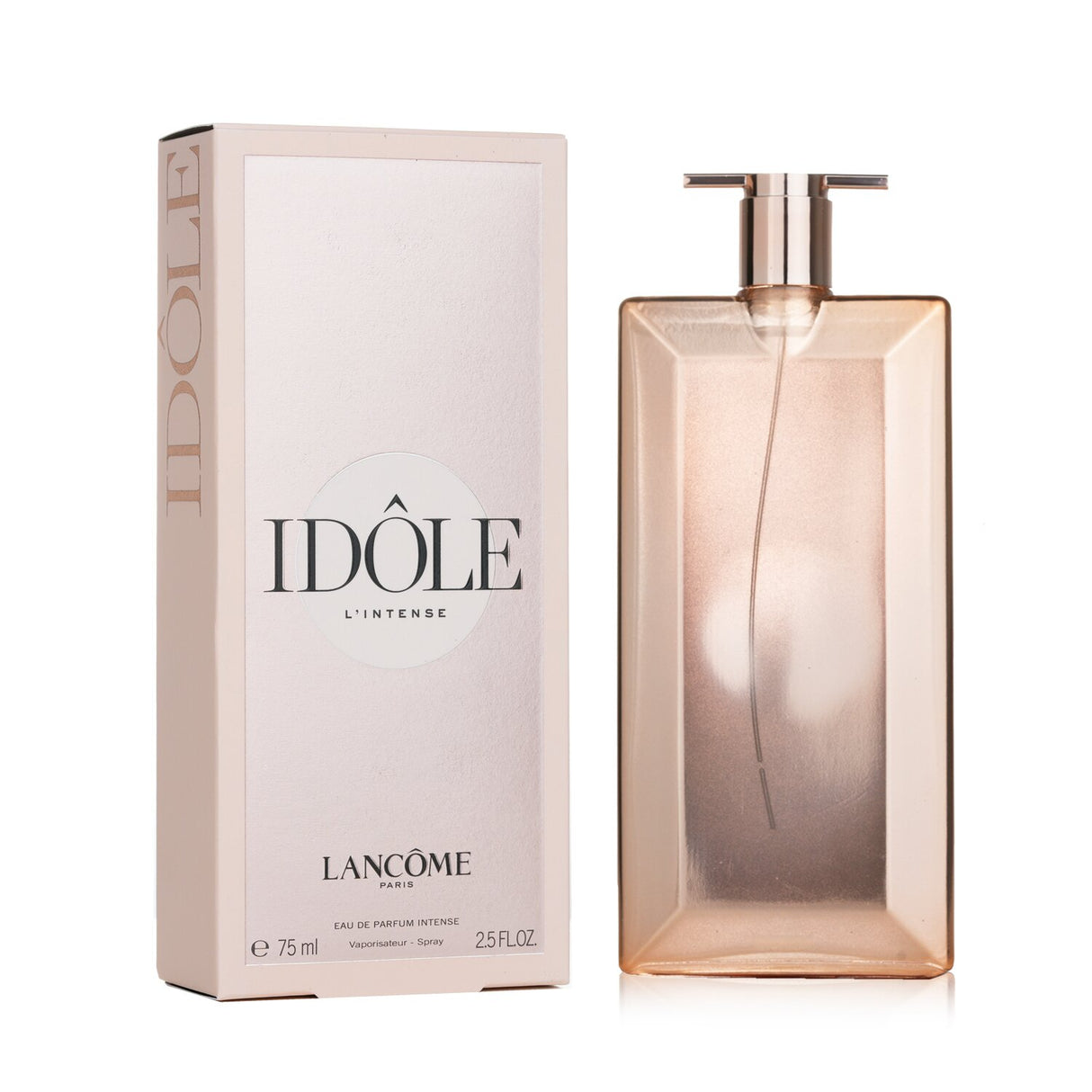 Lancome Idole L'Intense Eau De Parfum, a 75ml spray with a captivating scent blend for modern elegance and allure.