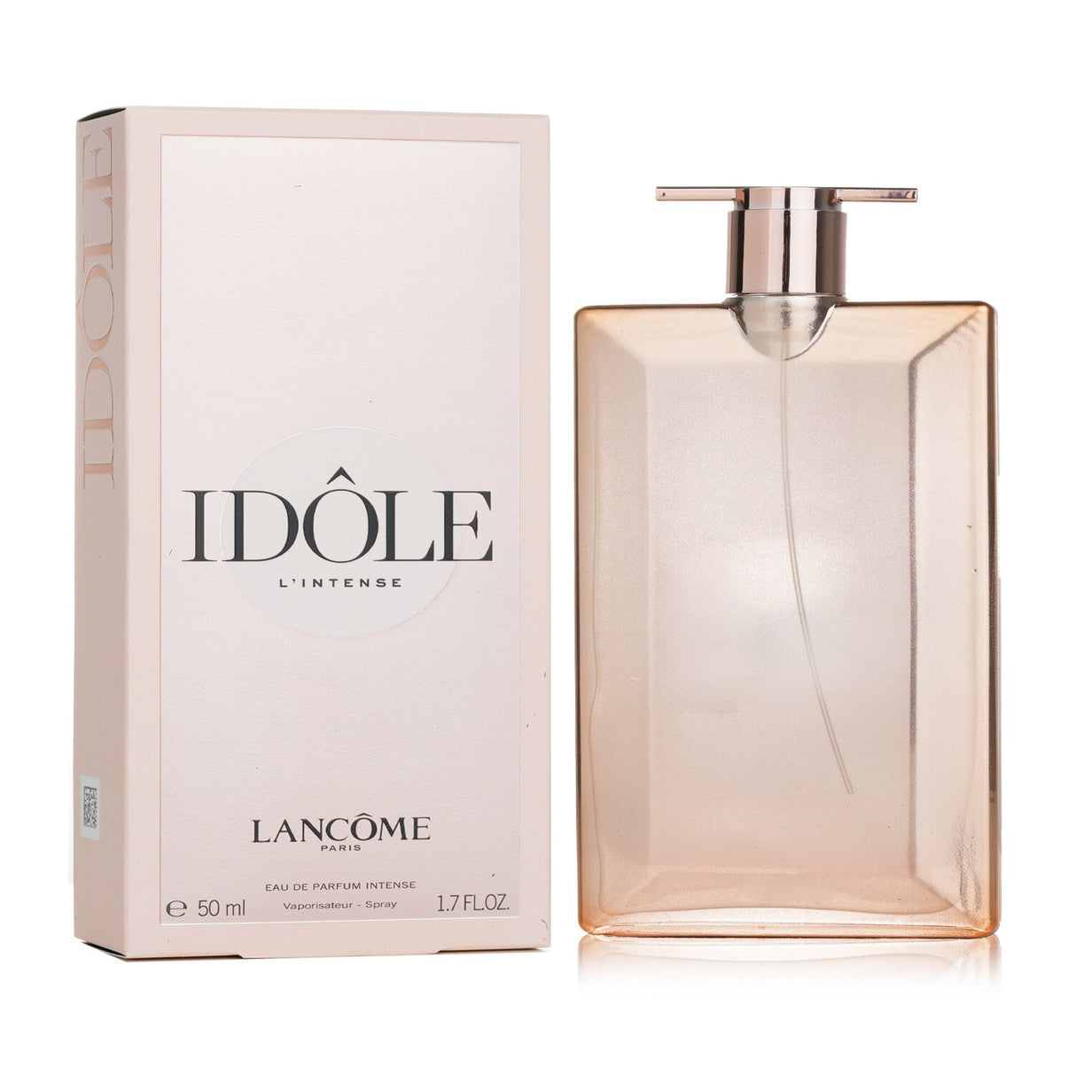 Elegant 50ml Lancome Idole L'Intense Eau De Parfum, a floral chypre fragrance featuring vibrant citrus and rich floral notes.