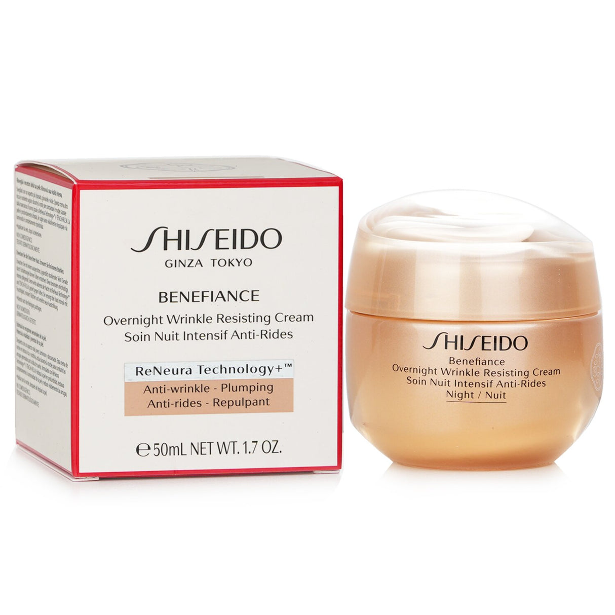 Shiseido - Benefiance Overnight Wrinkle Resisting Cream  - 50ml/1.7oz