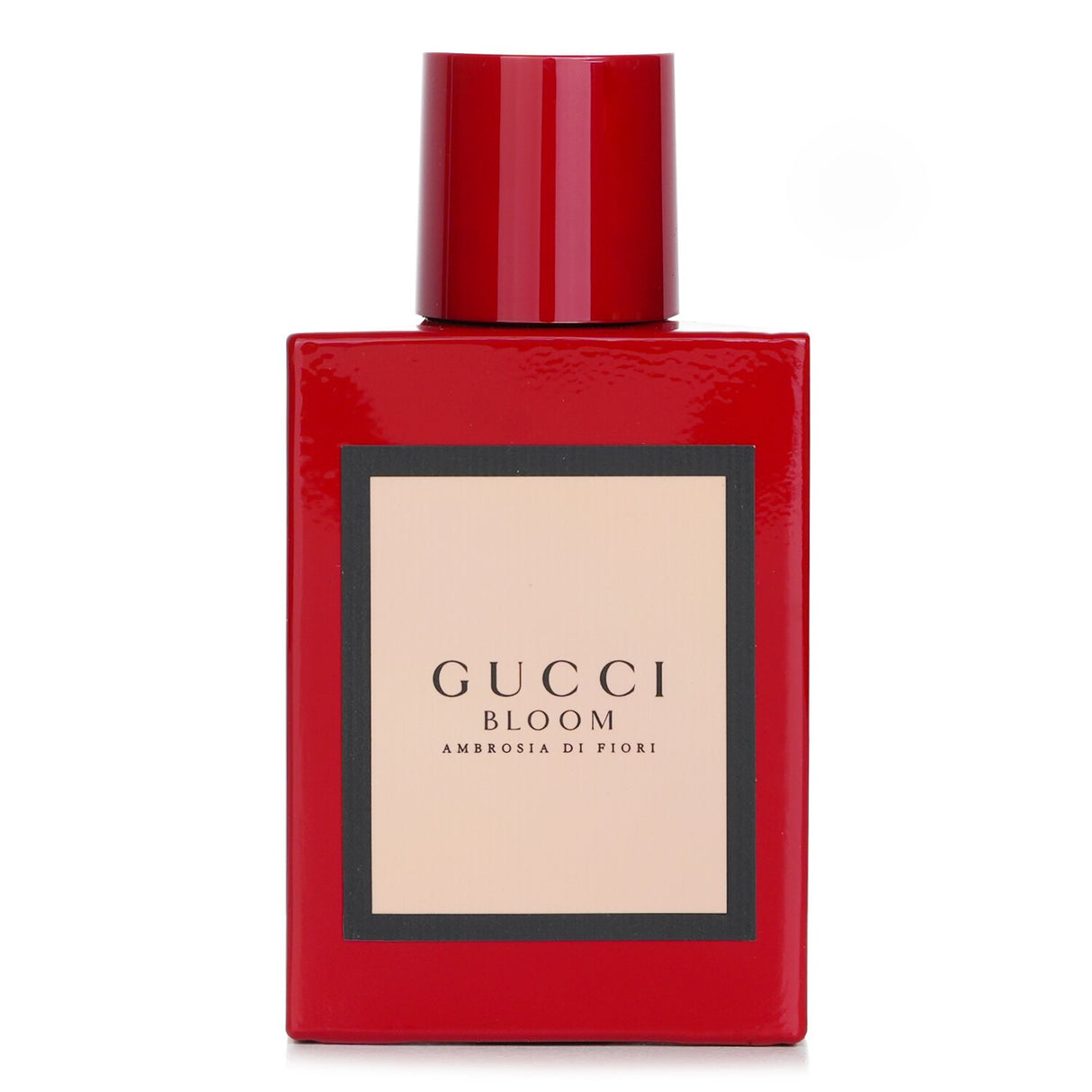 Gucci Bloom Ambrosia Di Fiori 50ml perfume featuring jasmine, tuberose, and damask rose for an elegant floral experience.