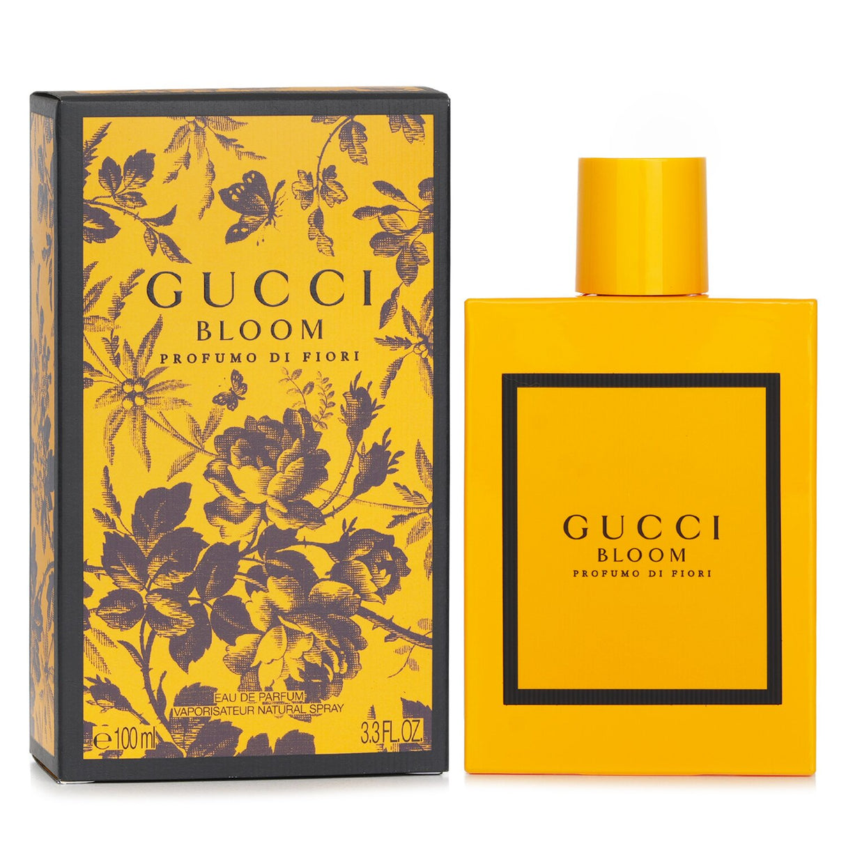 Gucci Bloom Profumo Di Fiori - 100ml Eau De Parfum, an enchanting floral fragrance with Jasmine and Tuberose notes for modern women.