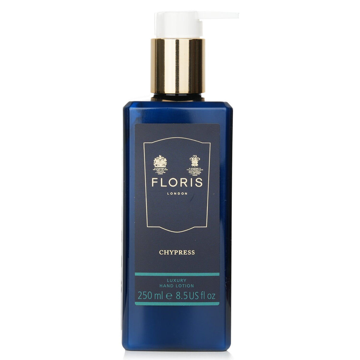 Floris Chypress Luxury Hand Lotion in 250ml, enriched with natural oils, offers hydration with a delightful citrus scent.