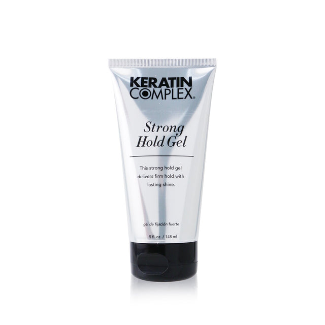 Strong hold gel in a 148ml bottle for robust, flexible styling with a glossy finish, ideal for all hair types.