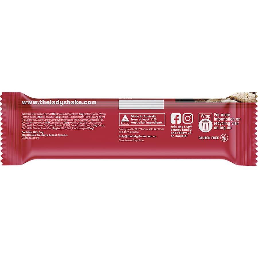 The Lady Bar Protein Bar Chunky Choc 50g