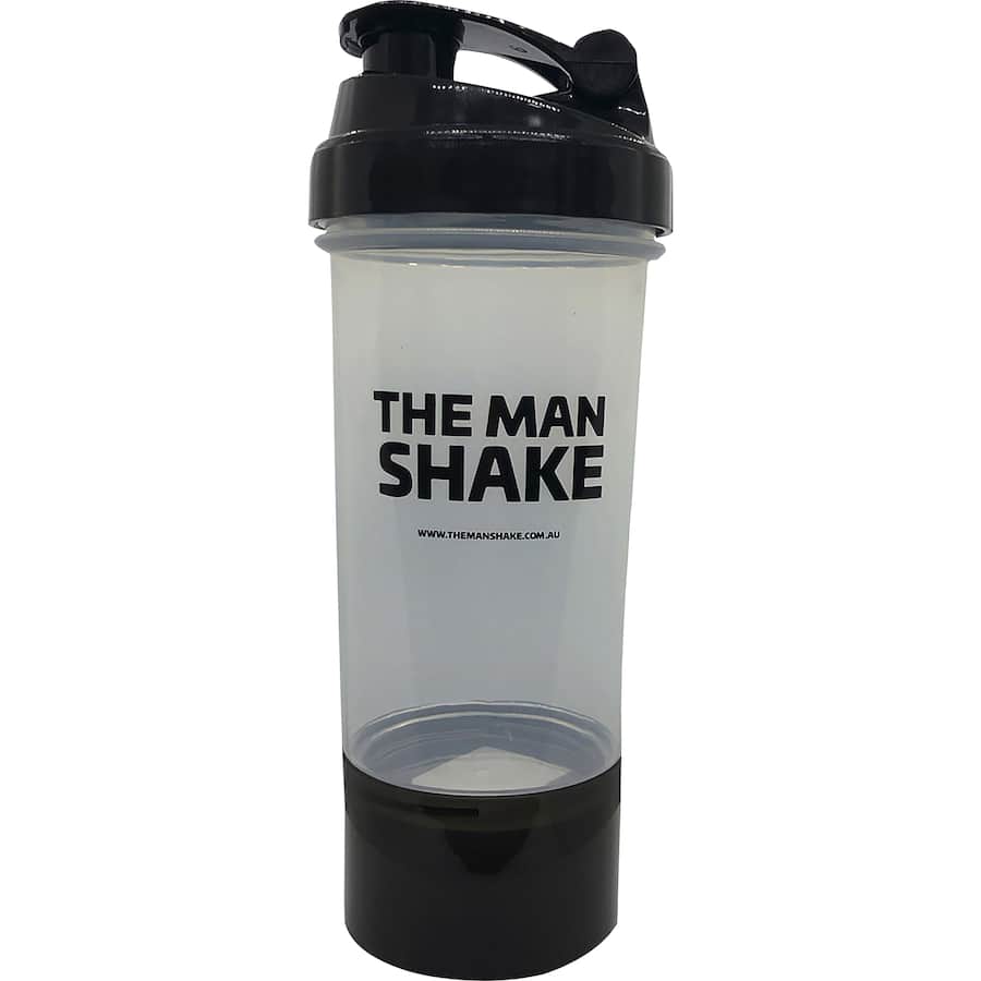 The Man Shake Shaker Black 600mL