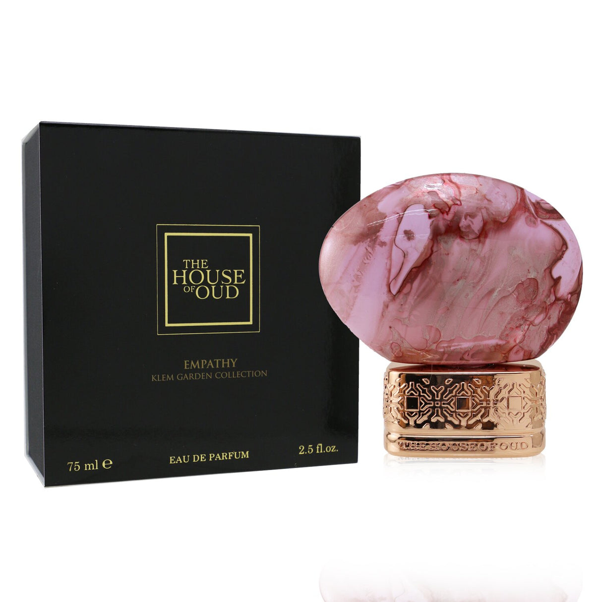 The House Of Oud Empathy Eau De Parfum in 75ml, an oriental floral scent for all, blending sweet, smoky, and woody notes.