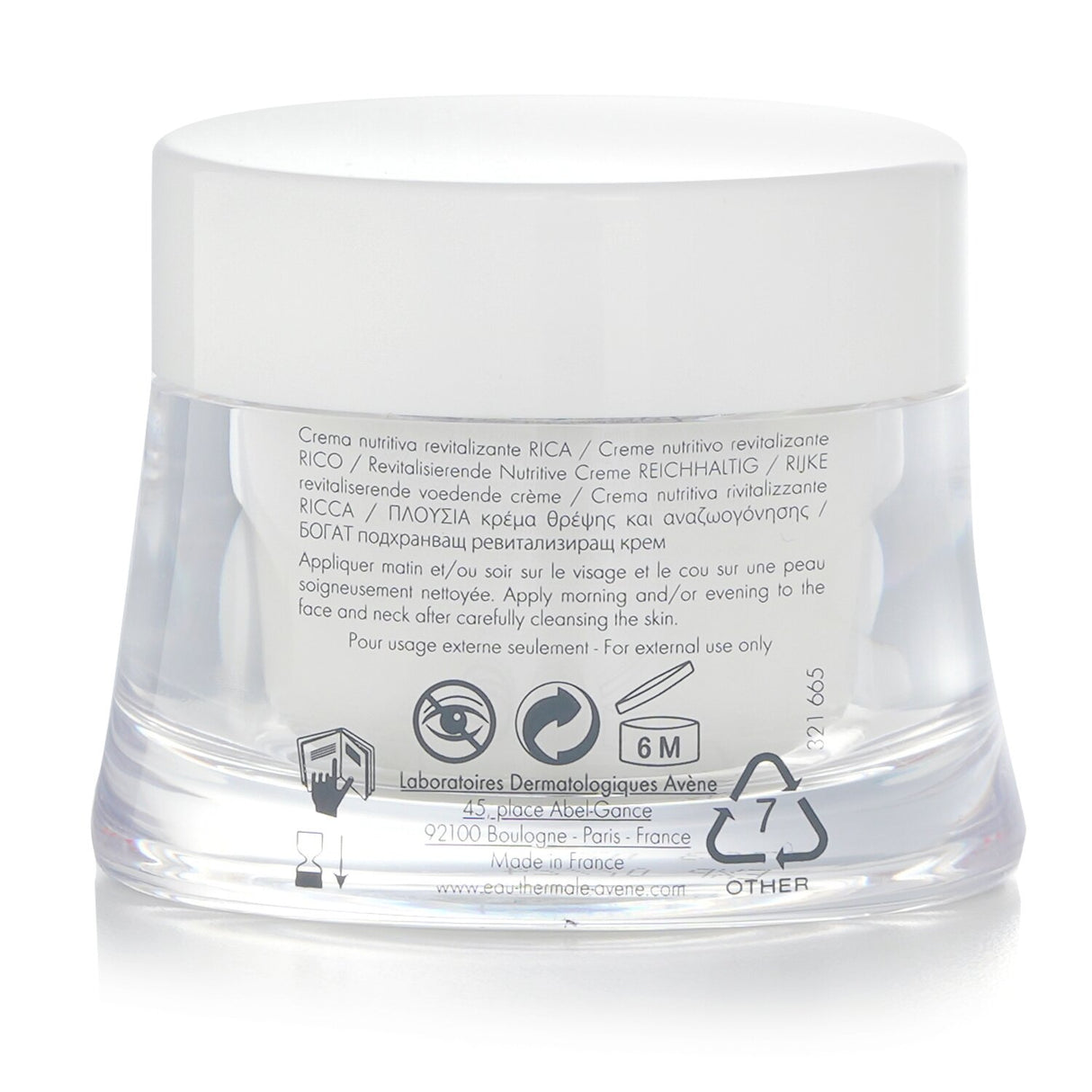 Avene - Revitalizing Nourishing Rich Cream - For Very Dry Sensitive Skin  - 50ml