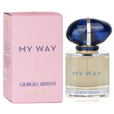 Giorgio Armani My Way Eau De Parfum 30ml, a citrus floral fragrance with notes of Orange Blossom, Tuberose, and Madagascar Vanilla.