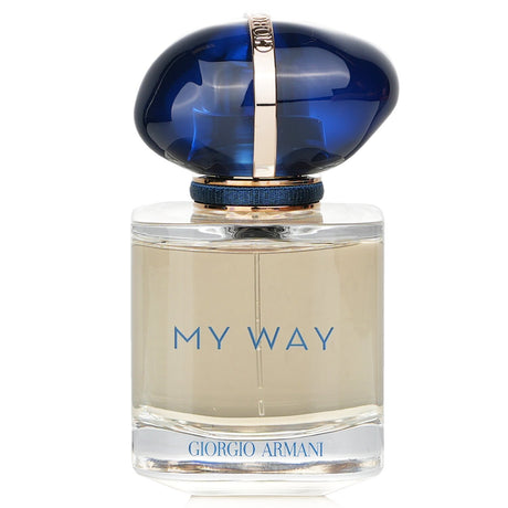 Giorgio Armani My Way Eau De Parfum 30ml, a citrus floral scent with notes of Orange Blossom, Tuberose, and Madagascar Vanilla.