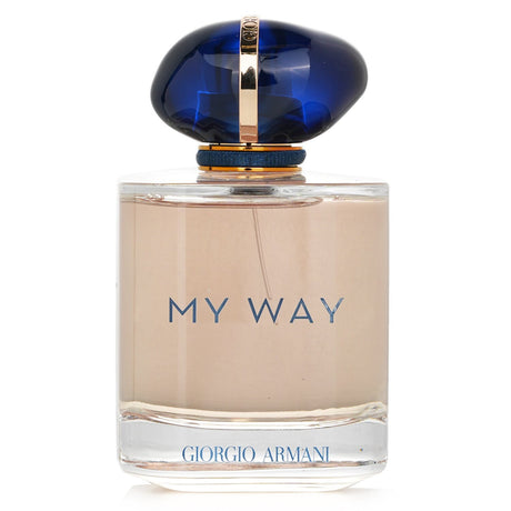 Giorgio Armani My Way Eau De Parfum Spray, a 90ml floral fragrance with notes of Orange Blossom, Tuberose, and Vanilla.