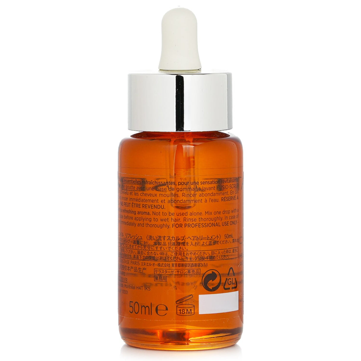 Peppermint-infused hair oil blend revitalizes scalp and hair, offering a refreshing salon-quality treatment.