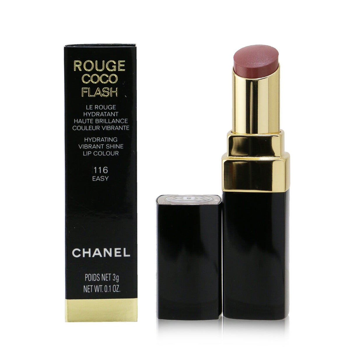 Chanel Rouge Coco Flash Lip Colour #116 Easy, hydrating lipstick with vibrant shine and rich pigmentation for stunning lips.