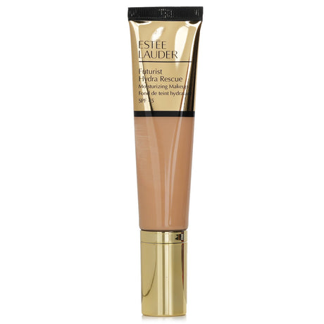 Estee Lauder Futurist Hydra Rescue Makeup SPF 45 in 1W2 Sand provides lightweight, hydrating coverage with a radiant finish.