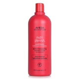 Aveda Nutriplenish Conditioner Deep Moisture in 1000ml, ultra-hydrating with organic coconut oil and mango butter for dry hair.